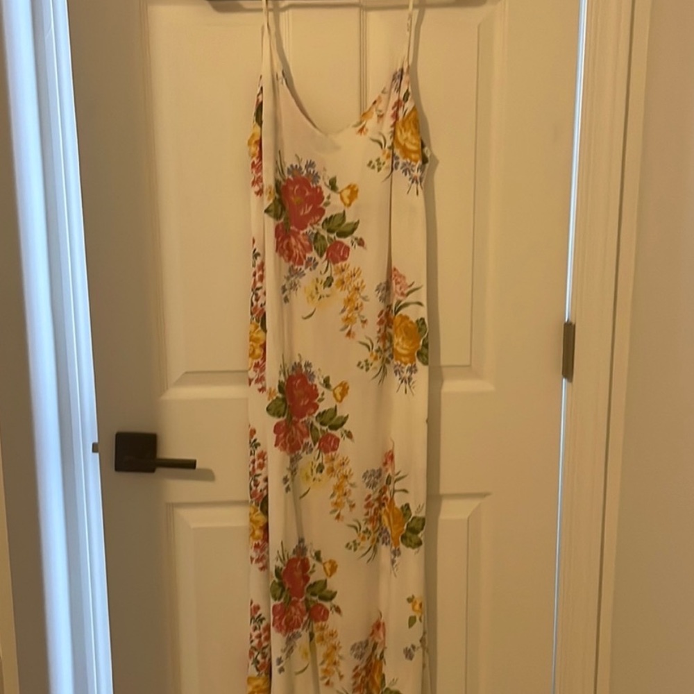 Reformation floral midi dress